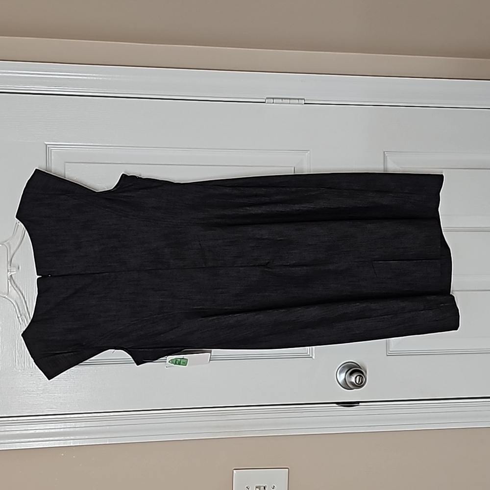 New! Black Denim Dress - Picture 2 of 4